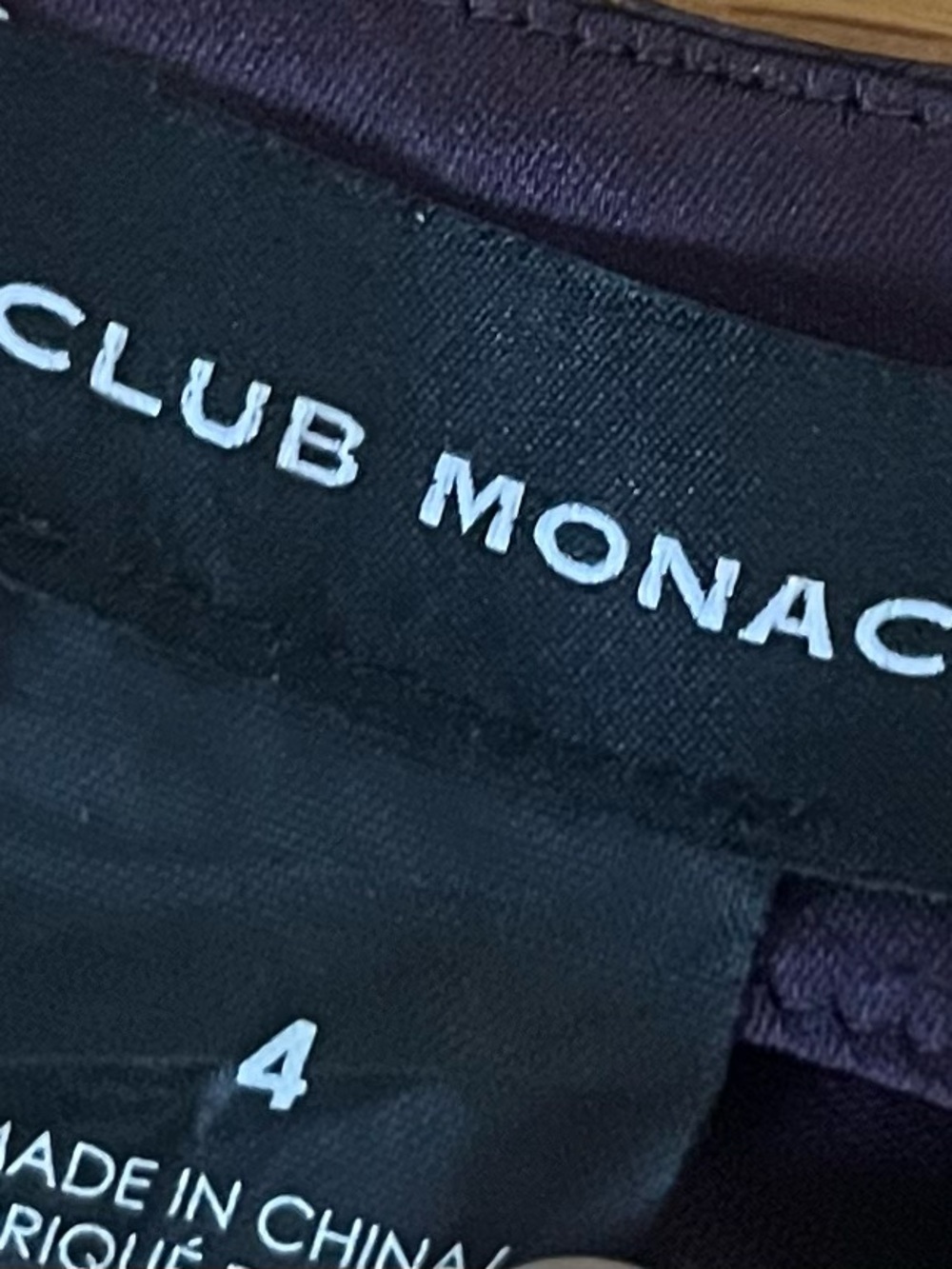 Club Monaco Maxi Slip Skirt in Plum - Picture 6 of 7